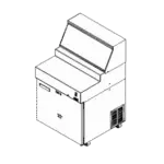 Delfield F18RC32-FSP, Refrigerated Counter, Pizza Prep Table