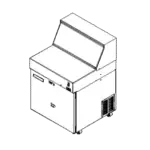 Delfield F18SC32-FSP, Refrigerated Counter, Sandwich / Salad Unit