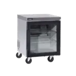 Delfield , GUR60P-G, Refrigerator, Undercounter, Reach-In, 115V, 60" W, Glass Doors