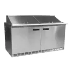 Delfield UC4464N-24M, Refrigerated Counter, Mega Top Sandwich / Salad Unit