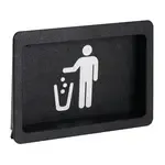 Dispense-Rite FMTD-1BT, Built-in trash doors, Polystyrene, Black