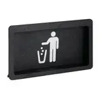 Dispense-Rite FMTD-2BT, Built-in trash doors, Polystyrene, Black