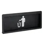 Dispense-Rite FMTD-3BT, Built-in trash doors, Polystyrene, Black