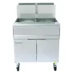 Frymaster MJ240 w/ MILLIVOLT, Fryer, Gas, Multiple Battery, (2) 40 Lb. Oil Capacity