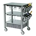 Geneva by Lakeside 98509, Geneva Serving Cart, Laminate