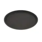 GET Enterprises NS-1100-BK, Serving Tray, Non-Skid, Polypropylene, Black, 11" Dia