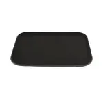 GET Enterprises NS-1216-BK, Serving Tray, Non-Skid, Polypropylene, Black, Rectangular