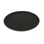GET Enterprises NS-1600-BK, Serving Tray, Non-Skid, Polypropylene, Black, 16" Dia