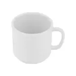 GET Enterprises S-12-W, Mug, Plastic, San Plastic, White