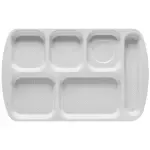 GET Enterprises , TR-151-W, Tray, Compartment, Plastic, White, Cafeteria