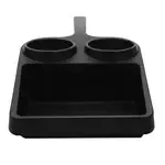 GET Enterprises WST-1-BK, Serving Trays, Abs, Black, 3.25" Dia