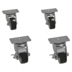 Glastender C-4X4-1/8, Casters