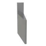 Glastender CIWA-10, Underbar Inside Wedge Corner Fillerboard, 5" W, 37" H