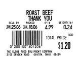 Globe E11, Stickers (Labels)