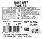 Globe E12, Stickers (Labels)