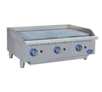 Globe GCB36G-CR, Charbroiler, Gas, Countertop