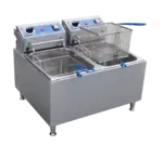 Globe PF32E, Fryer, Electric, Countertop, Split Pot