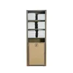 Grosfillex UT170599, Laundry Housekeeping Cabinet, Aluminum, Bronze