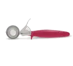 Hamilton Beach 80-24, Disher, Standard Round Bowl, Stainless Steel, Red, 24