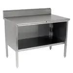John Boos , EBOS4R5-3036, Work Table, Cabinet Base Open Front, 36" W