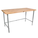 John Boos , HNB06, Work Table, Wood Top, 120" W