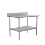 John Boos , ST6R5-30108GSK, Work Table, 97" - 108", Stainless Steel Top, 108" W