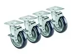 Krowne Metal 28-101S, Casters