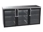Krowne Metal BR72L-GSS-LRL, Refrigeration- Remote Back Bar Cooler