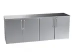 Krowne Metal BR96L-SSS-LLRR, Refrigeration- Remote Back Bar Cooler