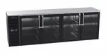 Krowne Metal BS108L-GSS-LLRR, Refrigeration- Self-Contained Back Bar Cooler