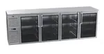 Krowne Metal BS108L-KSS-LRLR, Refrigeration- Self-Contained Back Bar Cooler