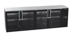 Krowne Metal BS108R-GSS-RRRR, Refrigeration- Self-Contained Back Bar Cooler