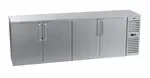 Krowne Metal BS108R-SSS-LLRR, Refrigeration- Self-Contained Back Bar Cooler
