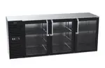 Krowne Metal BS84L-GNS-RLL, Refrigeration- Self-Contained Back Bar Cooler