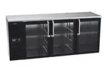 Krowne Metal BS84L-GSS-RLL, Refrigeration- Self-Contained Back Bar Cooler