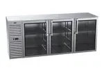 Krowne Metal BS84L-KNS-RRL, Refrigeration- Self-Contained Back Bar Cooler