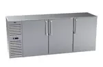 Krowne Metal BS84L-SNS-LLR, Refrigeration- Self-Contained Back Bar Cooler