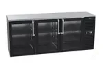 Krowne Metal BS84R-GSS-RLR, Refrigeration- Self-Contained Back Bar Cooler