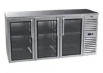 Krowne Metal NS72R-KSS-LLR, Refrigeration- Self-Contained Narrow Door Back Bar