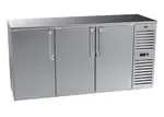 Krowne Metal NS72R-SSS-LLL, Refrigeration- Self-Contained Narrow Door Back Bar