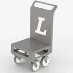 Lakeside Manufacturing , 155048, Dolly, General Purpose, Utility, 300 Lbs, Made In USA, Stainless Steel