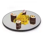 Lakeside Manufacturing 2271, Tray, Mirror, Acrylic, Black, 12" Dia
