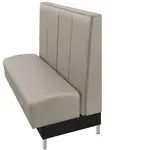 Oak Street , ALDN-6042-SGL-GRAY, Seating, Booth, Single, 60" L