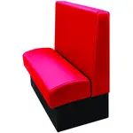 Oak Street AM-2442-SGL-RED, Booth, 24" L