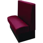 Oak Street AM-2442-SGL-WINE, Booth, 24" L