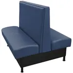 Oak Street , AMES-9642-DBL-NAVY, Seating, Booth, Double, 96" L
