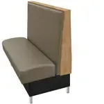 Oak Street , ANA-4442-SGL-GM, Seating, Booth, Single, 44" L