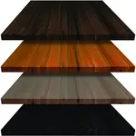 Oak Street , BPO3096, Table Top, Wood, Black