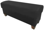 Oak Street , BRI84-BLK, Bench, Black