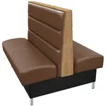 Oak Street , BRT-4442-DBL-CST, Seating, Booth, Double, 44" L